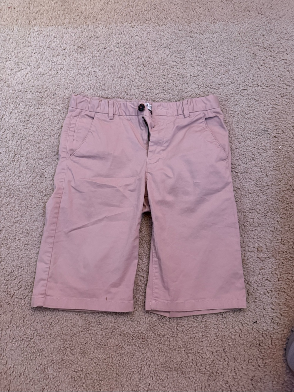 Zara Pale Pink Kids Cotton Shorts